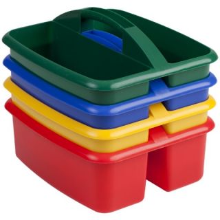 ECR4KIDS Large Art Caddy   3 sets of 4 Multicolor Assortment   Learning Aids