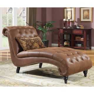Emerald Home Kaite Chaise Lounge   Tan   Indoor Chaise Lounges