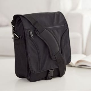E Sling Netbook Messenger Bag   Black   Computer Laptop Bags