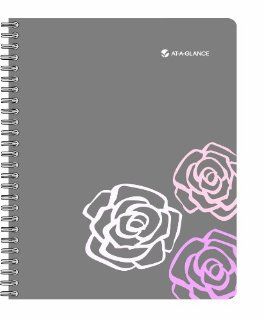 AT A GLANCE 2014 Pink Petals Weekly and Monthly Planner, 9.25 x 11.38 x .48 Inches, Gray (797 905)  Appointment Books And Planners 