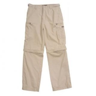 U.S. Expedition Cotton Nylon Zip Off Leg Cargo Pant (Khaki) Clothing