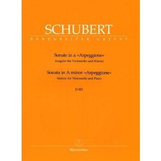 Schubert, Franz   Sonata in a minor, D. 821 (Arpeggione)   Cello and Piano   edited by Helmut Wirt Musical Instruments