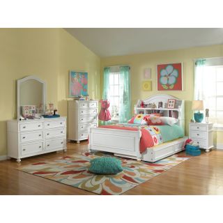 Madison Bookcase Bed   Natural White   Kids Bookcase Beds