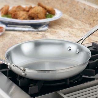 Cuisinart Multiclad Pro Triple Ply Stainless Steel 12 in. Skillet with Helper Handle   Fry Pans & Skillets
