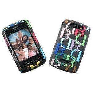 New OEM Verizon Blackberry Storm 9530 Dooney & Bourke Black/Multi Color Silicone Case Cell Phones & Accessories