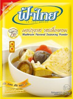 fa thai brand mushroom flavored seasoning powder 80g. 3 pack Beauty