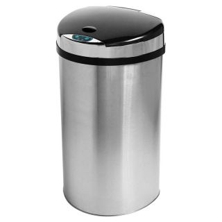 iTouchless IT13HX Trashcan HX Stainless Steel 13 gal. Trash Can   Kitchen Trash Cans