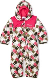 Columbia Unisex Baby Infant BugaBaby Interchange Bunting Bodysuit, Pink Taffy Geo Print, 12 Months Clothing