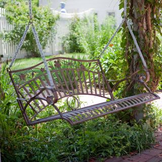 Garden Gate 4 ft. Wrought Iron Porch Swing