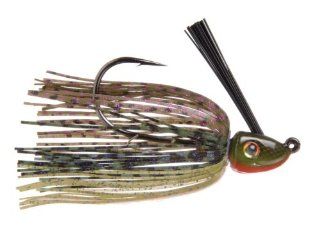 Strike King Frog Jig, 1 Pack (Watermln Pepper/Chart Pearl Belly, 2 Inch 2 Rigged 1 Spare Body per Pack)  Fishing Jigs  Sports & Outdoors