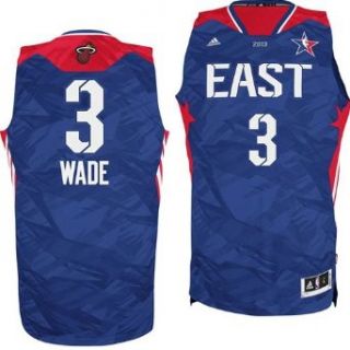 2013 NBA All Star Game Eastern Conference Miami Heat Dwyane Wade Swingman Revolution 30 Jersey (XXL) Clothing