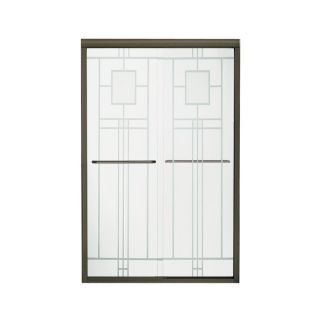Sterling Finesse™  5475 48 G68 47.625W x 70.3125H in. Oak Park Glass Shower Door   Bathtub & Shower Doors