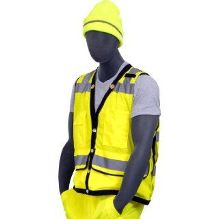 Majestic Glove Heavy Duty Mesh Vest with Snap Closure Safety Vests