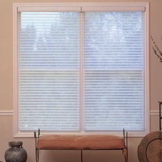 Shadehaven 30 3/8W in. 2 in. Light Filtering Sheer Shades   Pleated Shades