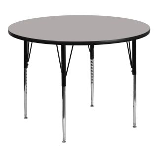 Flash Furniture 42 in. Round Adjustable Height Activity Table   Classroom Tables and Chairs