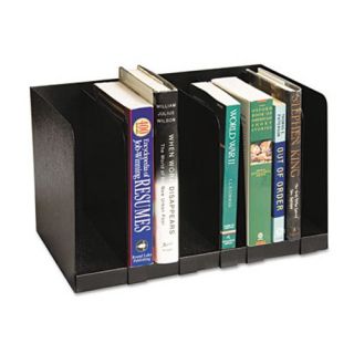Buddy Products 5704 Six Section Book Rack with Dividers   Office Desk Accessories