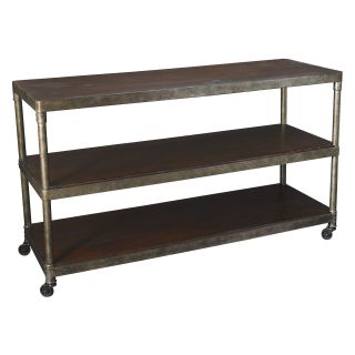 Hammary Structure Heavily Distressed Brown Entertainment Console   TV Stands