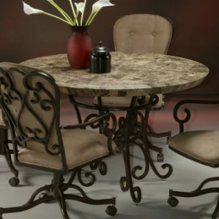 Pastel Murial Greystone Marble Top Dining Table   Dining Tables
