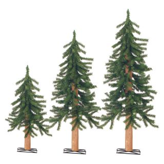 2 3 4 ft. Gatlinburg Unlit 3 pc. Christmas Tree Set   Christmas Trees