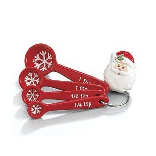 Santa Holiday/Christmas Measuring Spoons For Holiday Kitchen Decor And Cooking Kitchen & Dining