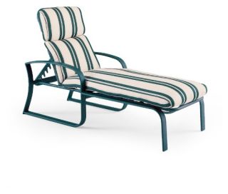 Woodard Cayman Isle Cushion Adjustable Chaise Lounge   Outdoor Chaise Lounges