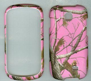 Samsung Sgh i827 Galaxy Appeal Skin Hard Case/cover/faceplate/snap On/housing/protector Camoflague Pink Real Tree Cell Phones & Accessories