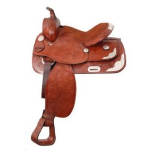King Series Lancaster Show and Trail Saddle with Silver Accents   Western Saddles and Tack