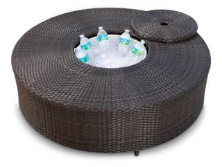 Source Outdoor Circa All Weather Wicker Ice / Coffee Table   Wicker Tables & Accents