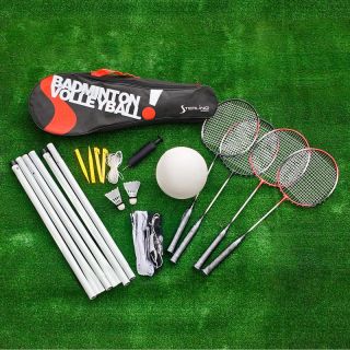 Sterling Sports Badminton/Volleyball Combo Set   Outdoor Volleyball Net Systems