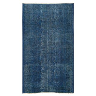 Overdyed All Over Navy Blue Rug   3.10 x 6.9 ft.   Area Rugs