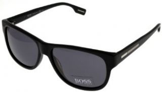 Hugo Boss Sunglasses Unisex BO 0295S 807BN Black Rectangular Sports & Outdoors