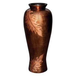 Aspire Home Accents 28H in. Leaf Design Floral Vase   Floor Vases