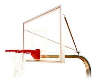 First Team RuffNeck Select Fixed Height Inground Basketball System   60 Inch   In Ground Hoops
