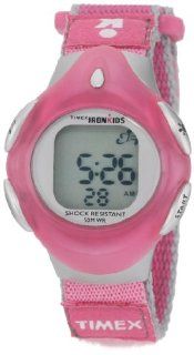 Timex Kids' T7B211 IronKids Digital Pink Fast Wrap Velcro Strap Watch Timex Watches