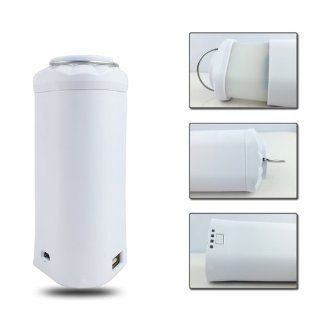 KMASHI 808 7800mAh Portable Power Bank Pack Backup External Battery Charger with built in Flashlight Camping Lantern for Samsung Galaxy Note 3 III N9000 N9002 N9005 (White) Cell Phones & Accessories