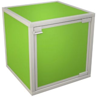 Way Basics Modular Storage Cube   Green   Bookcases