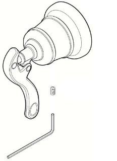 Pfister 940 524J Ashfield Collection R89 / 808 Series Country Tub and Shower Handle Sub Assembly, PVD Brushed Nickel   Tub And Shower Faucets  