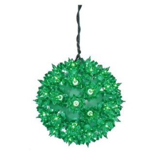 Vickerman Green Twinkle Star Sphere   50 Lights   Christmas Lights