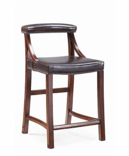 Bernhardt 24 Inch British Passages Edwardian Counter Stool   Bistro Chairs