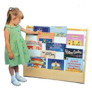 ECR4KIDS Pic A Book Stand with Dry Erase Board   Daycare Storage