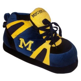 Comfy Feet NCAA Sneaker Boot Slippers   Michigan Wolverines   Mens Slippers