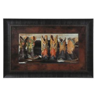 Colorful Cowboy Boots Wall Art   46W x 30.5H in.   Photography