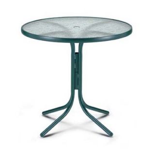 Telescope Casual 36 in. Round Glass Top Patio Counter Height Dining Table   Patio Tables