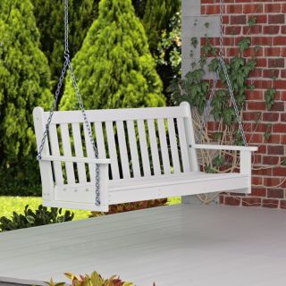 POLYWOOD® 5 ft. Recycled Plastic Vineyard Porch Swing   Porch Swings