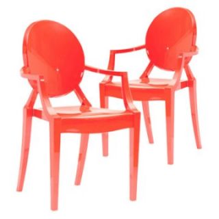 Beatty Acrylic Dining Chair   Set of 2   Dining Chairs