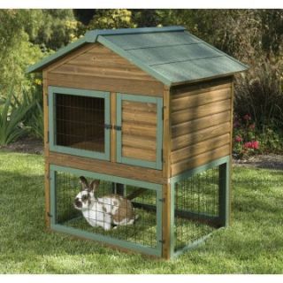 Precision Rabbit Multi Plex Hutch with Play Yard   Rabbit Cages & Hutches