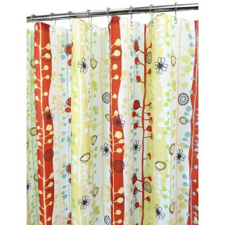 Watershed Sprouting Stripes Shower Curtain   Shower Curtains