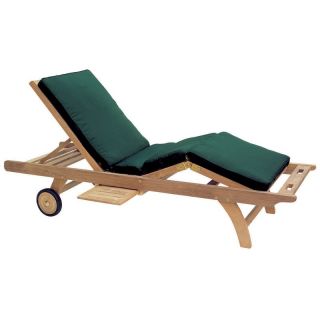 Royal Teak Sun Bed Outdoor Sunbrella Chaise Lounge Cushion   Outdoor Cushions