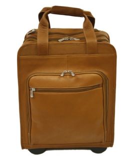 Piel Leather Vertical Office on Wheels   Saddle   Computer Laptop Bags