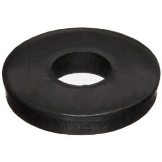 Steel Type A Flat Washer, Black Oxide Finish, Fender, Meets ATM F2329, Corrosion Resistant, 1/4" Hole Size, 0.813" ID, 2" OD, 0.250" Nominal Thickness, Made in US